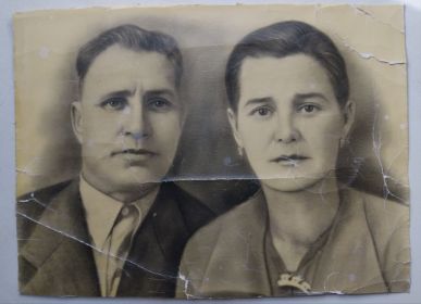 Филипп Петрович с женой Марией Степановной в 1957 году