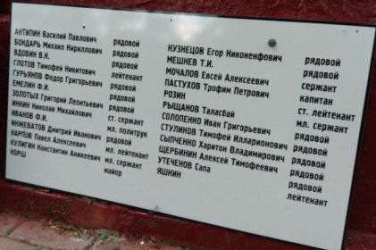 РОССИЯ: Липецкая область, Задонский муниципальный район, Каменский сельский совет, село Каменка), братское воинское захоронение