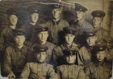 Сержантский состав 14 батареи 1942 г. 250 зенитный артиллерийский полк 1739 г. 3СН.