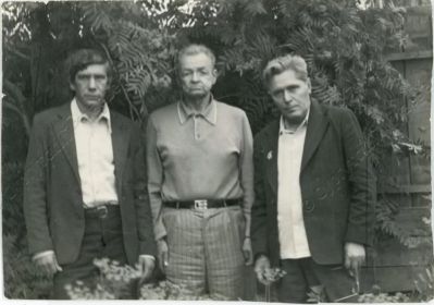 С фронтовым товарищем Василием Григорьевичем