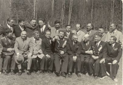 встреча однополчан 1965г.