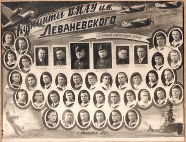 Фотогафия выпуска в г.Николаев.1941 г