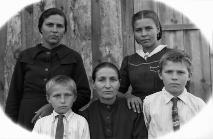 Семья Жуковых 1947 год
