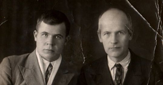 с дядей Иосифом Гавриловичем Богдяжем