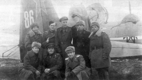 Ил-4 с тактическим номером 86 (серийный номер 12103). 18 гв ап дд. Фото из архива Заики Н.И.