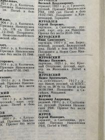 Запись в Книге Памяти