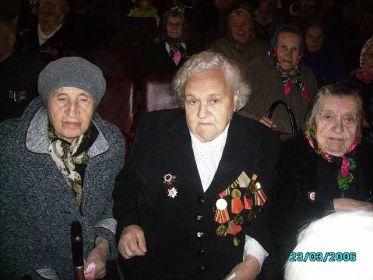 Москвичева А.Н. (1925-2012), Морозенкова А.Н. (1926-2021), Хадкевич А.И. (1924-2012)
