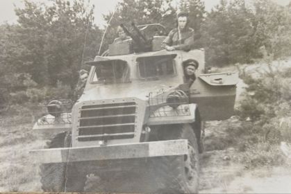 На службе в танковых войсках. Мавлеев Фаяс Хакимович