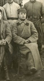 Красноармеец Зайцев Михаил Петрович, 1918-1920 г.