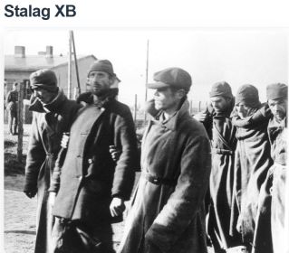 Фото военнопленных в лагере в Германии  «шталаг XB Зандбостель»
