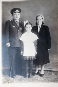 Дедушка,бабушка и моя мама.Баку 1960 год.