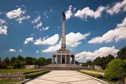 Город Братислава, мемориал "Славин", где покоится Рыбкин М. Г.