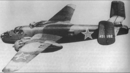 Бомбардировщик Б - 25 Митчелл.