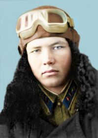 73 эскадрилья ГВФ, г. Курган февраль 1943 год. (Сделана колоризация)