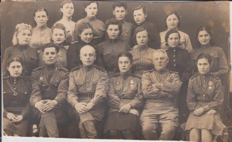 Фото деда Кобозева Василия Ивановича с однополчанами в годы ВОВ