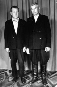 Демьян с родственником. 1960 г.