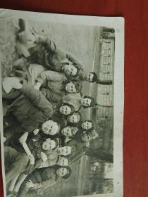 После войны с однополчанами.