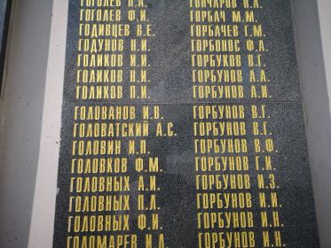 Стела мемориального комплекса "Солдат Туймаады" с именами воинов-якутян, призванных на фронт в годы Великой Отечественной войны