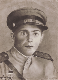 Портрет, написанный в эвакогоспитале 5392 в 1944 году