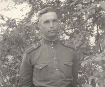 Старшина Зорин В. Д., начало 1950-х гг.