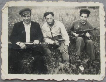 В борьбе с бандами после войны