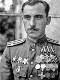 Гвардии подполковник ЦКАЕВ Г. М. (фотография обработана с помощью ИИ (искусственного интеллекта).