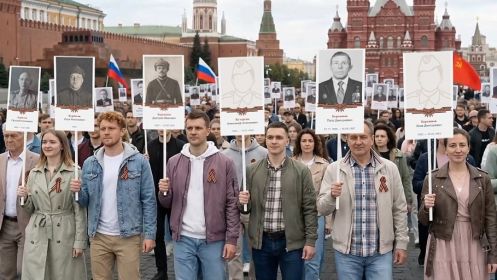 Они идут победным строем. Шествие онлайн, 2026 год