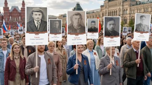 Они идут победным строем. Шествие онлайн, 2026 год