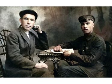 С братом Алексеем Ивановичем.