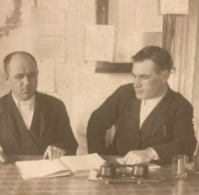Директор Карачельской средней школы, 1939 год.