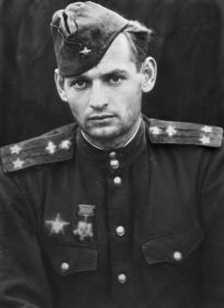 Гвардии подполковник СТОРОЖЕНКО М. П. (фотография обработана с помощью ИИ (искусственного интеллекта).