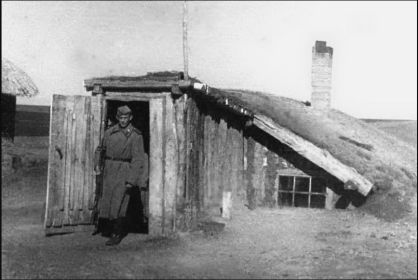 Землянка в Радинском лагере НКВД N 188