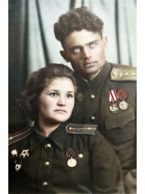 с супругой Бельцовой (Брок) Галиной Павловной.