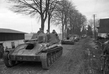 САУ СУ-76М, материальная часть 1200 самоходного артиллерийского Познанского Краснознаменного орденов Кутузова и Богдана Хмельницкого полка.