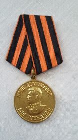 Медаль  " За Победу над Германией"/