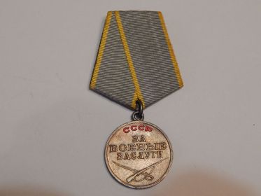 За боевые заслуги