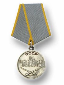 медаль "За боевые заслуги" 1943г.