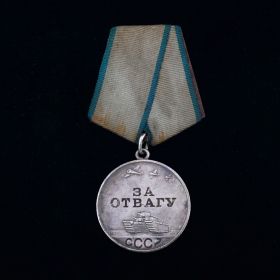 медаль: "За отвагу"
