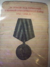 Mедаль За Победу Над Германией