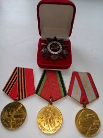 Медаль за взятие Кенигсберга, Медаль за победу над Германией, медаль 20 лет победы над Германией,40 лет Победы над Германией