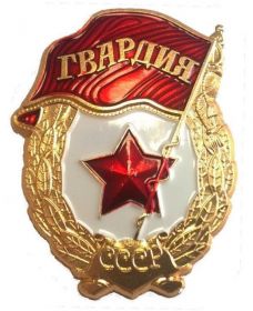 Знак Гвардия