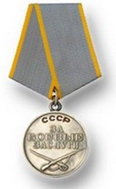 медаль «За боевые Заслуги»