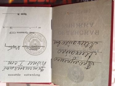 Орден Отечественной войны I степени