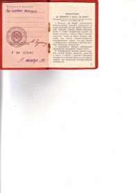 медаль За боевые заслуги