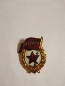 Знак "Гвардия СССР"