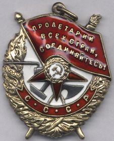 Орден Красного Знамени  № 17360
