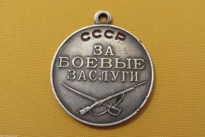 Медаль ЗА БОЕВЫЕ ЗАСЛУГИ