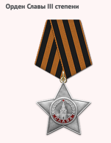 Орден славы 3 степени