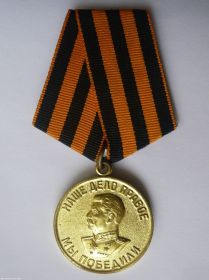медаль За победу над Германией в Великой Отечественной войне 1941-1945 г.г.