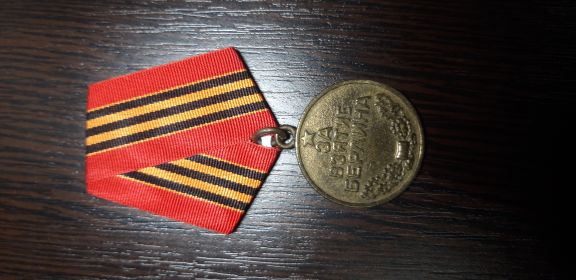 Медаль за взятие берлина